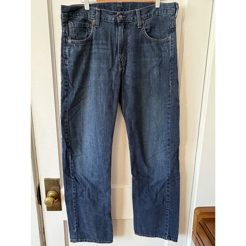 Levis 569 Mens 33x34 Loose Straight Fit Men's Jeans Classic Straight Leg